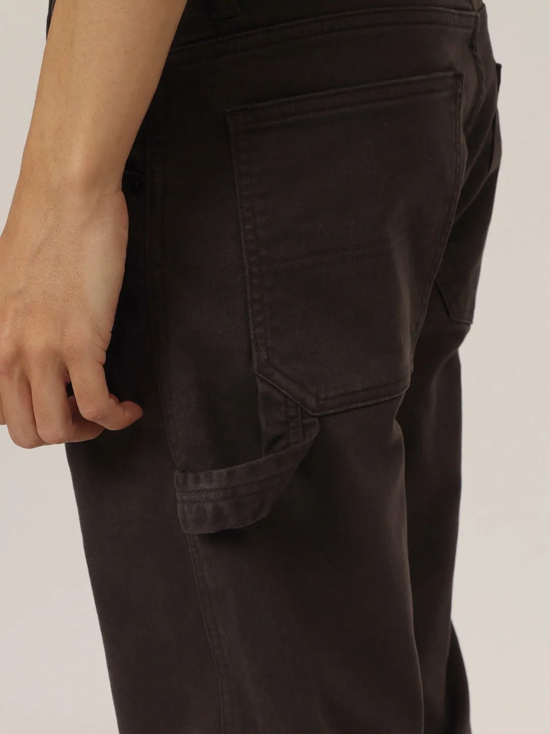 Dark grey carpenter jeans