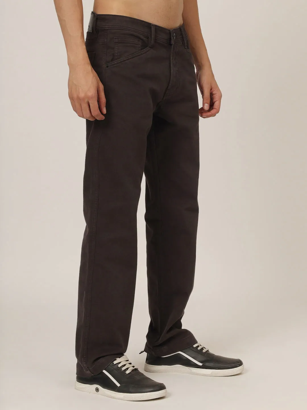 Dark grey carpenter jeans