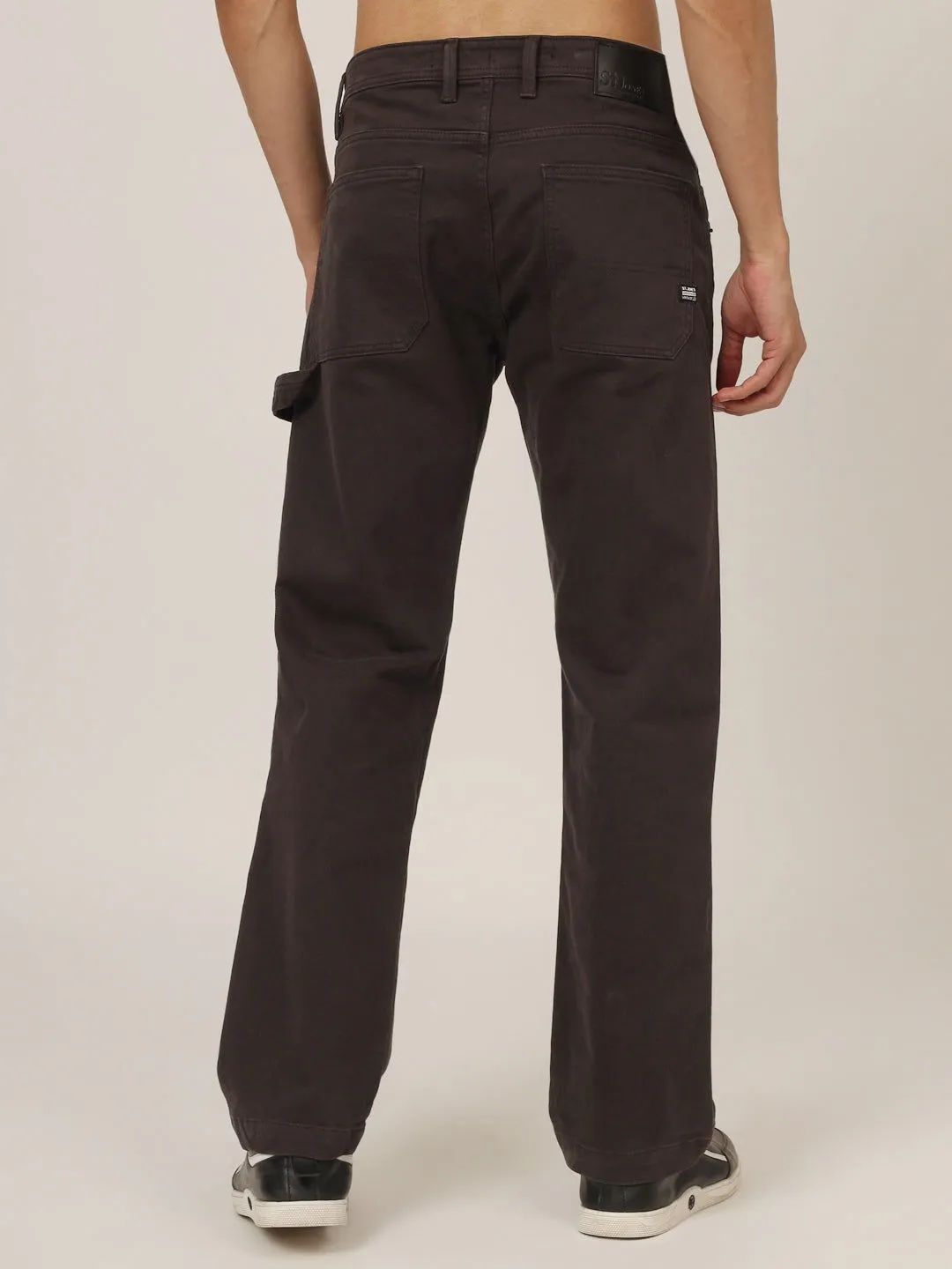 Dark grey carpenter jeans