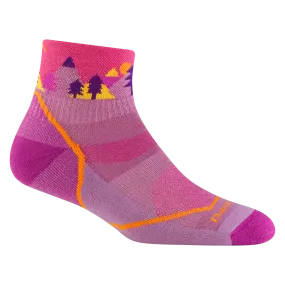 Darn Tough - 3041 Junior 1/4 Sock Lightweight With Cushion- Violet
