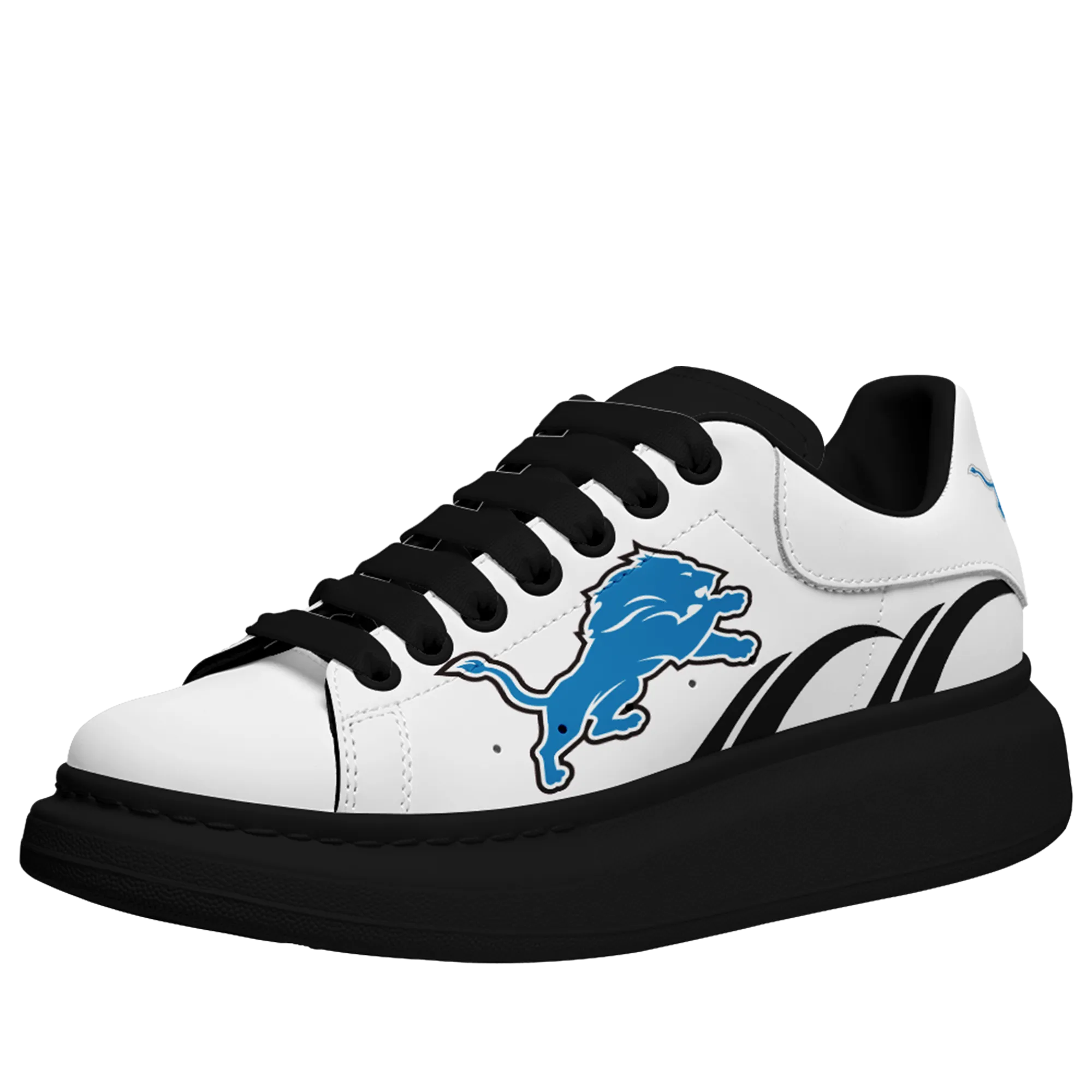 Detroit Lions- McQueen Shoes Unisex Fashionable Casual Shoes for Walking Comfortable and Breathable