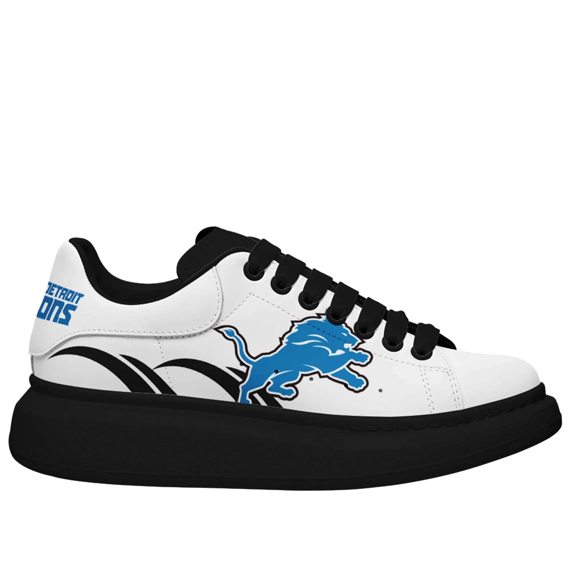 Detroit Lions- McQueen Shoes Unisex Fashionable Casual Shoes for Walking Comfortable and Breathable