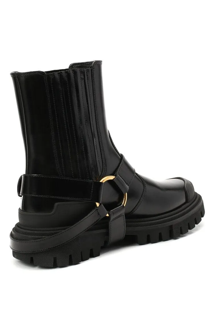 DG Bracket Logo Trekking Style Ankle Boots
