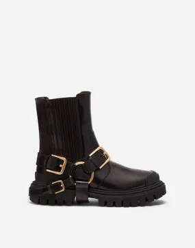 DG Bracket Logo Trekking Style Ankle Boots