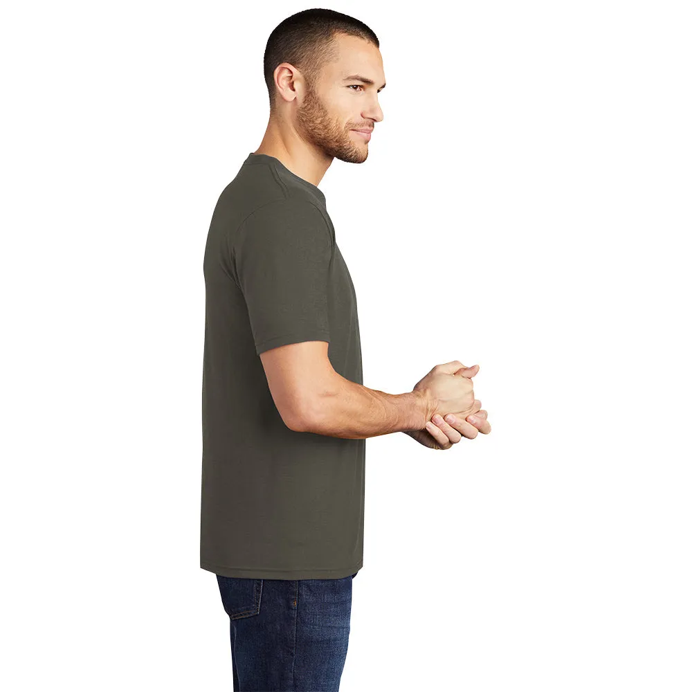 District DM130 Perfect Tri Tee - Deepest Grey