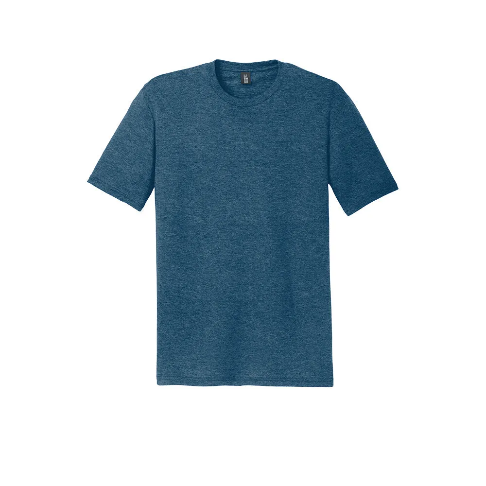 District DM130 Perfect Tri Tee - Heathered Neptune Blue