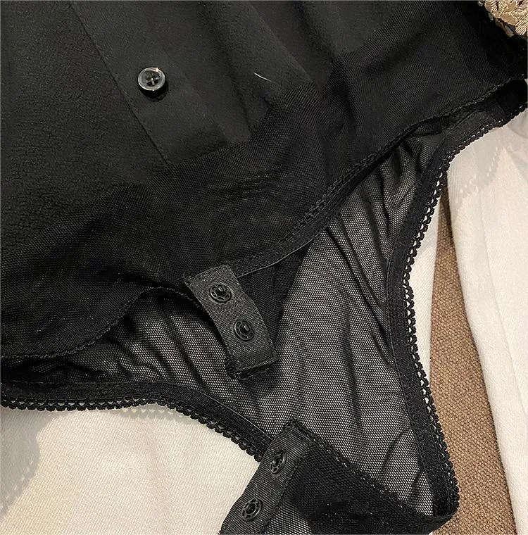 Elegant Fashion Black Bodysuit