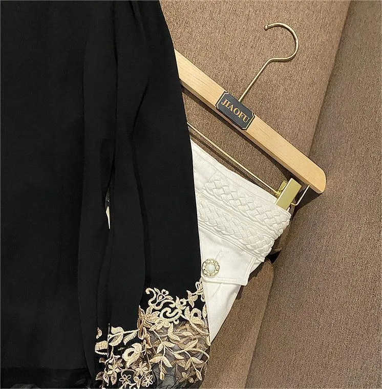 Elegant Fashion Black Bodysuit