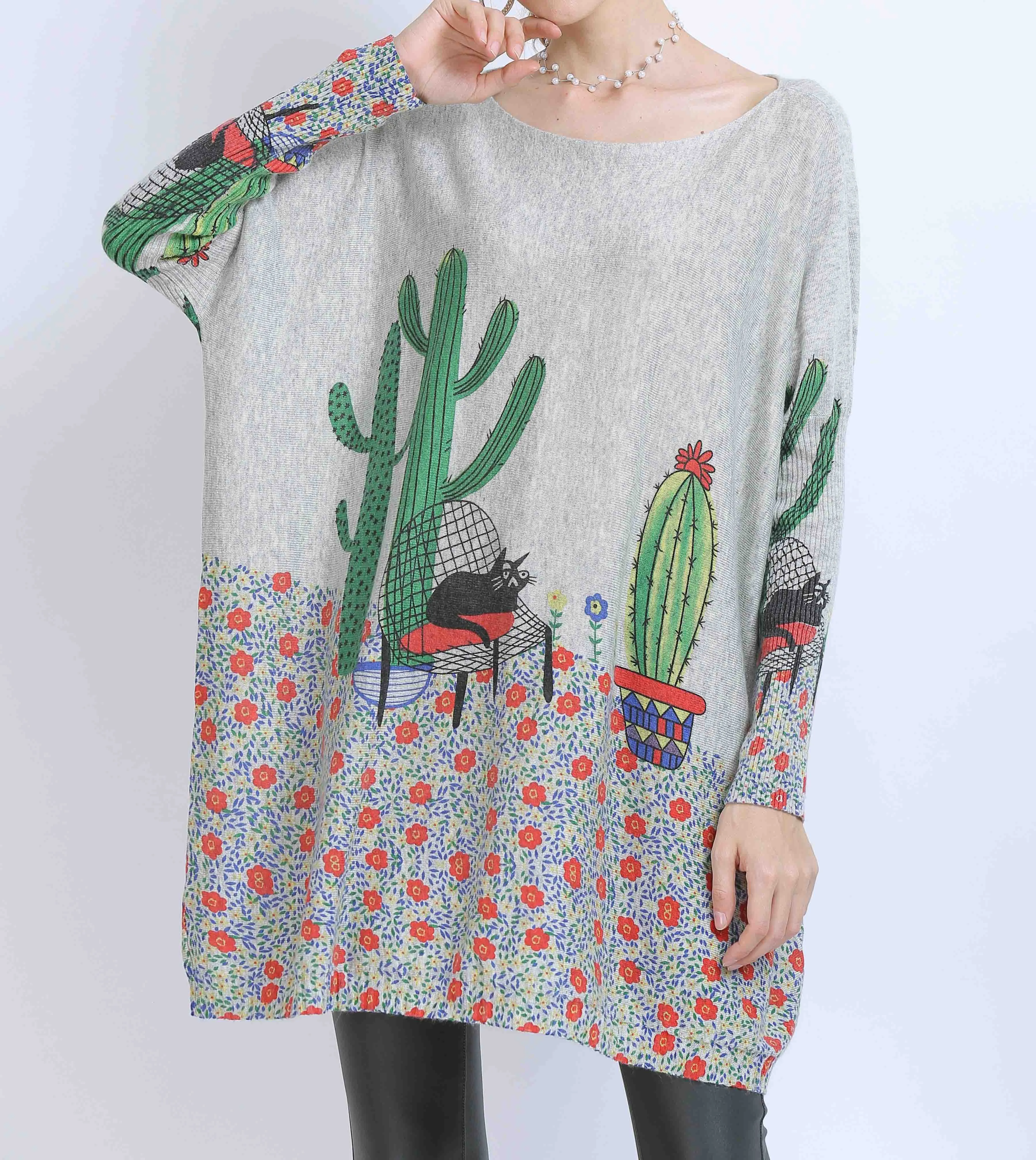 ellazhu Casual Sweater Sweatshirts DH32