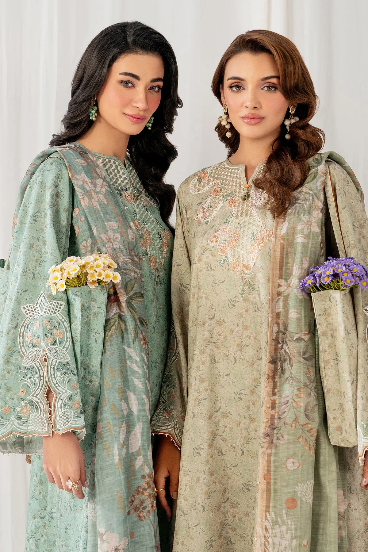 EMBROIDERED VISCOSE SILK SF-4048