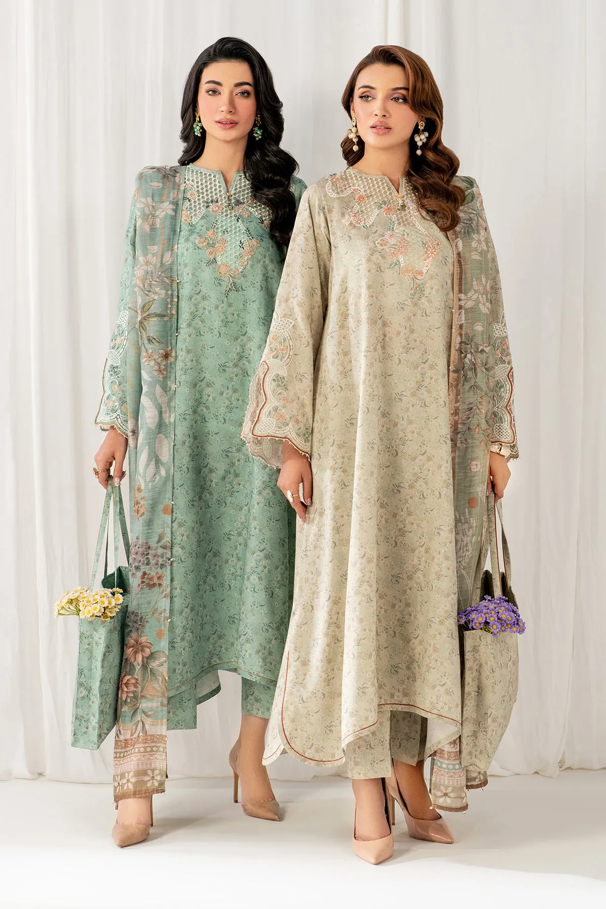 EMBROIDERED VISCOSE SILK SF-4048