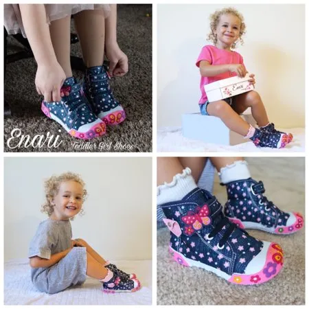 ENARI Baby Toddler Girl Shoes Size 6 Sneakers Female Casual Dress Shoes Style