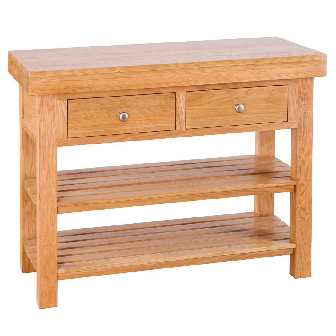 Evelyn Oak Rectangular Island