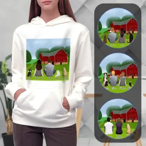 Farm Personalized Pet & Owner Hoodies
