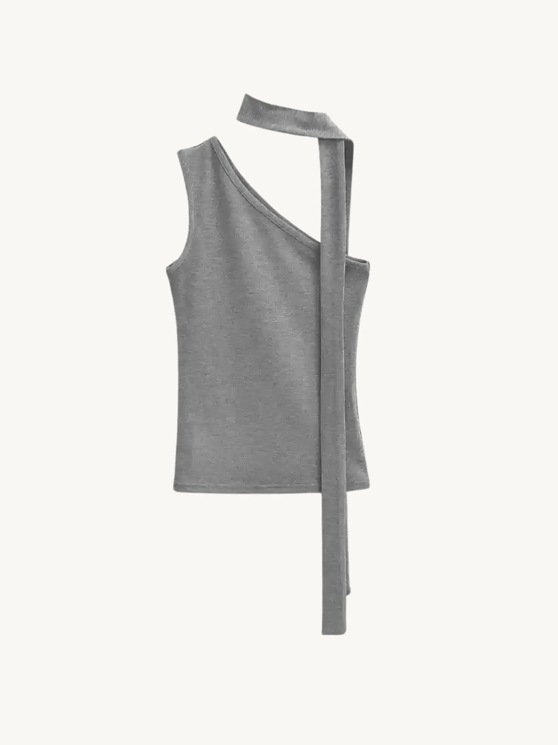 Gia Asymmetric Scarf Neck Top