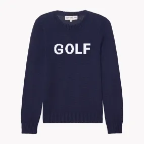 Golf Classic Crewneck Sweater - Navy