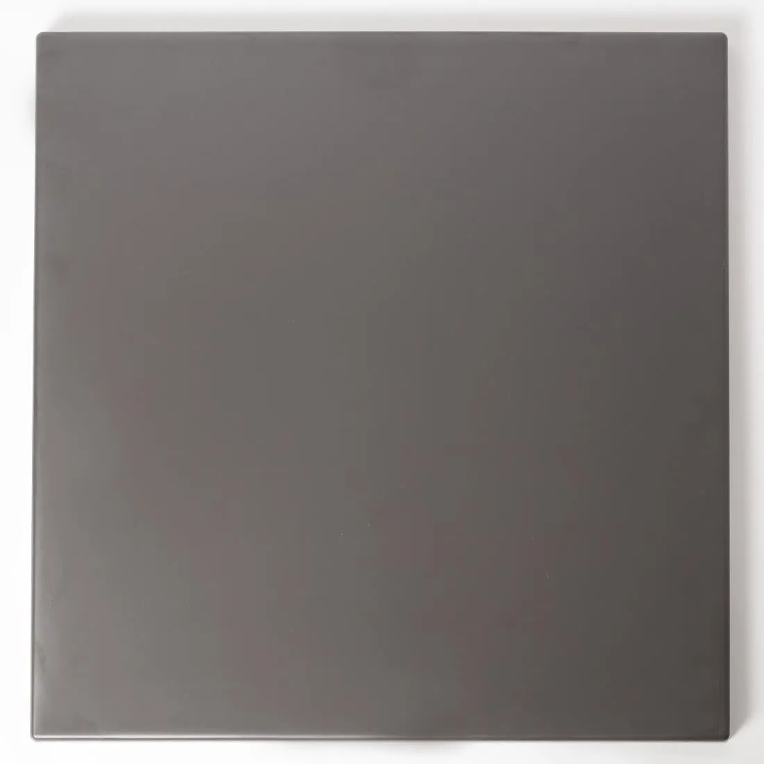 GR636 Werzalit Pre-drilled Square Table Top  Dark Grey 700mm