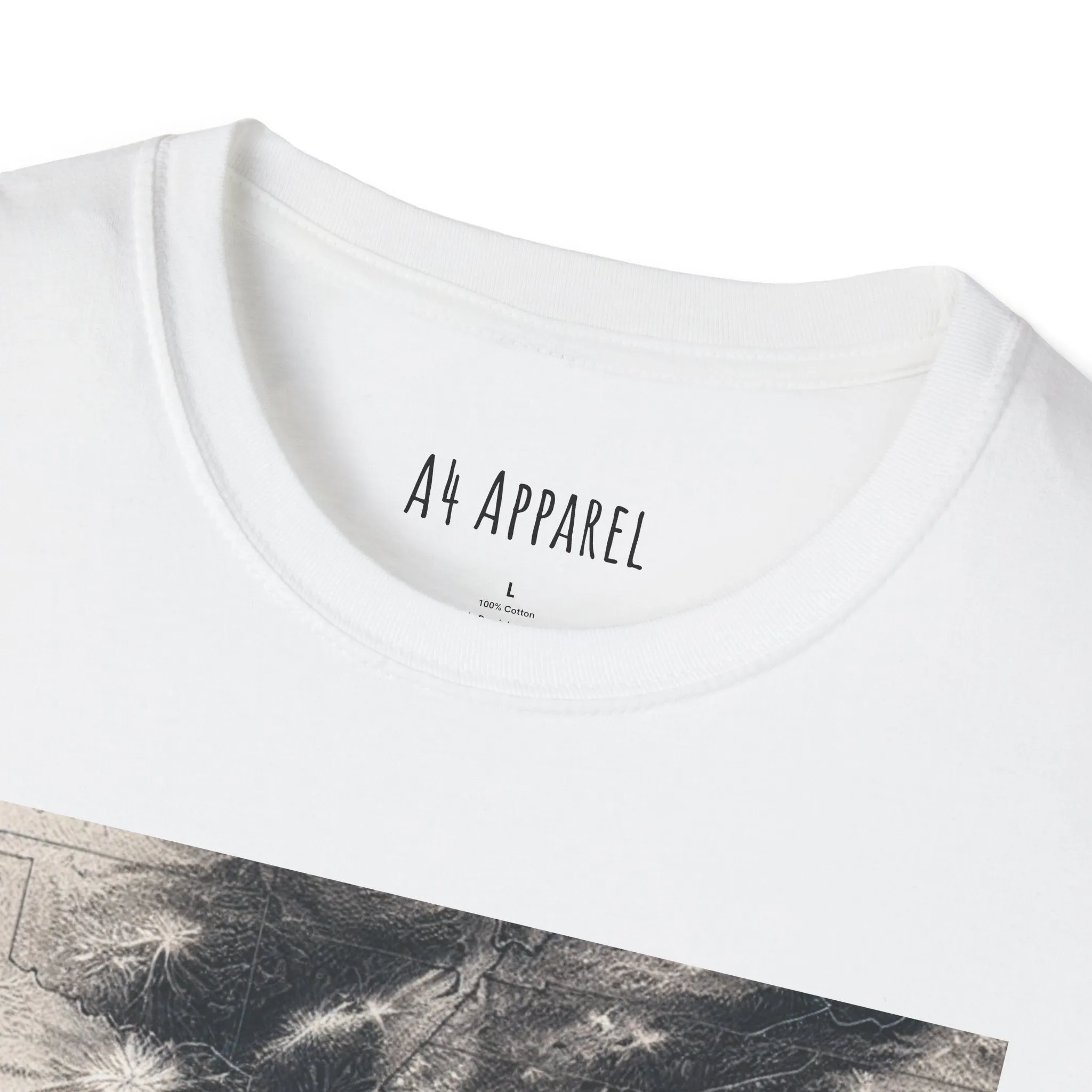Gulf of America Map Unisex Softstyle T-Shirt - Vintage Coastal Graphic Tee