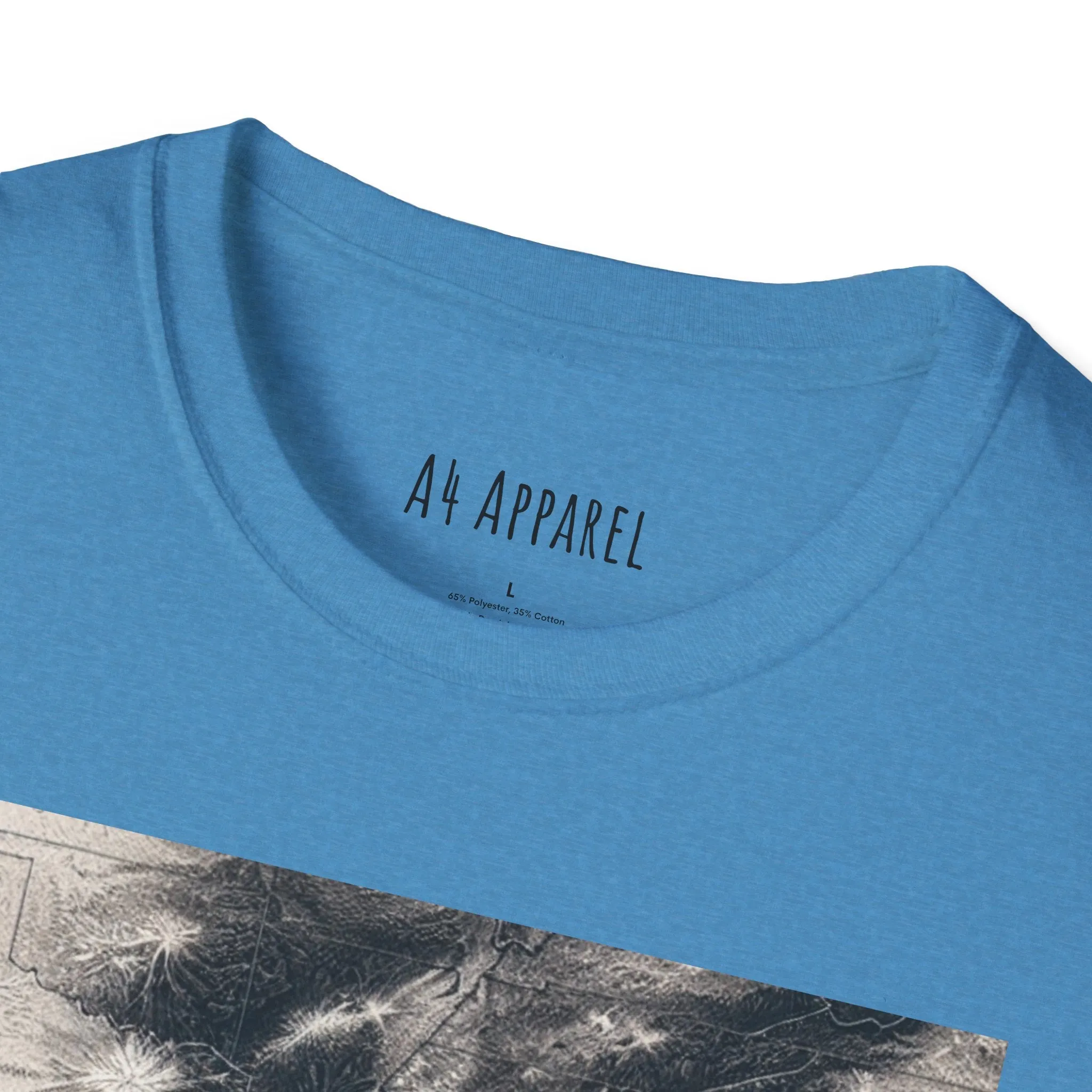 Gulf of America Map Unisex Softstyle T-Shirt - Vintage Coastal Graphic Tee