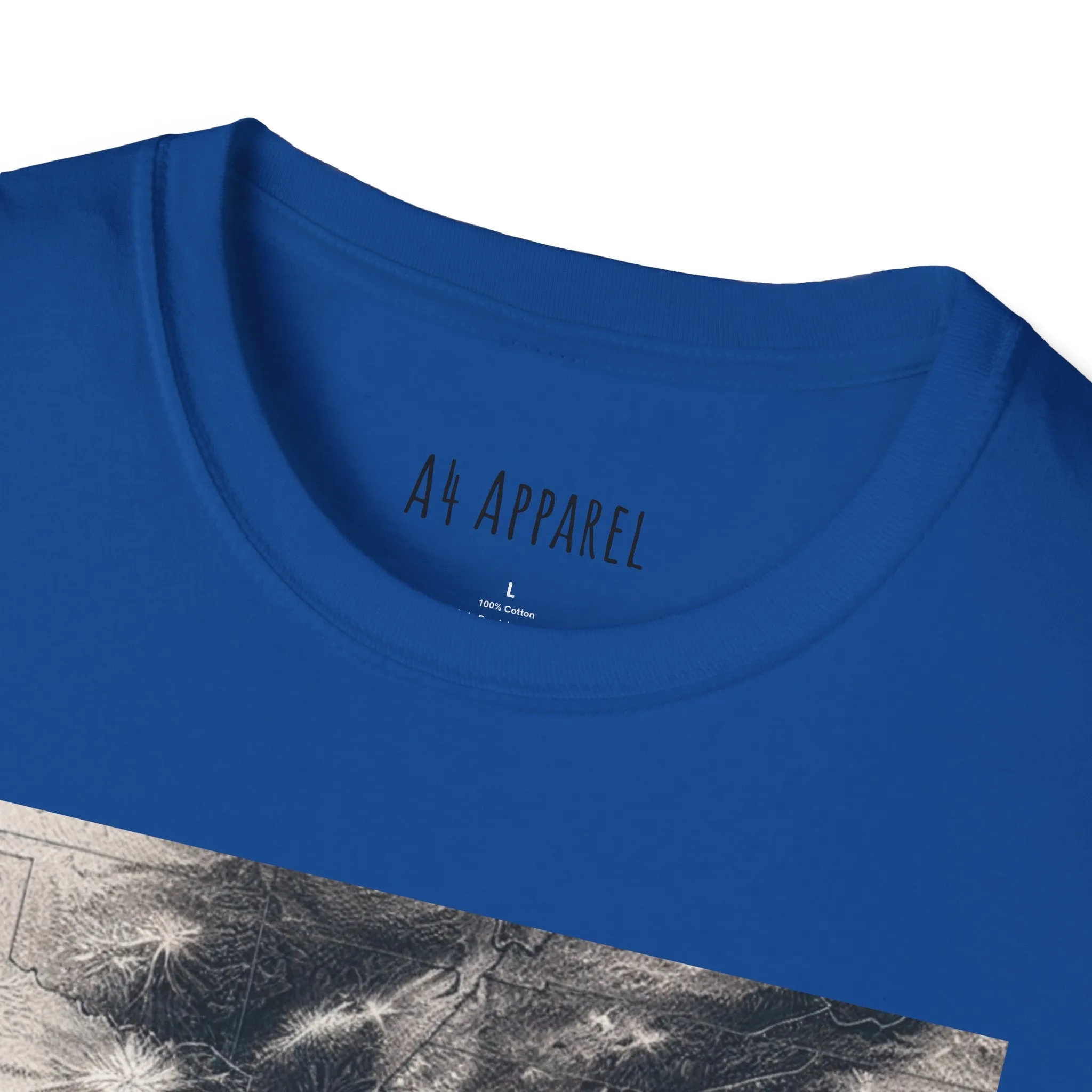 Gulf of America Map Unisex Softstyle T-Shirt - Vintage Coastal Graphic Tee