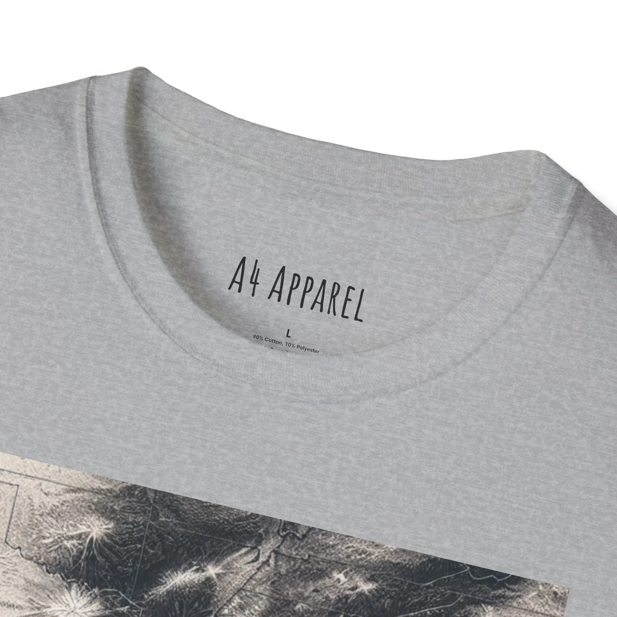 Gulf of America Map Unisex Softstyle T-Shirt - Vintage Coastal Graphic Tee