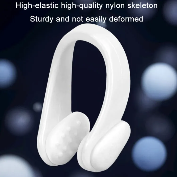HAIZID Diving & Swimming Anti-Choking Water Silicone Soft Nose Clip(Black)