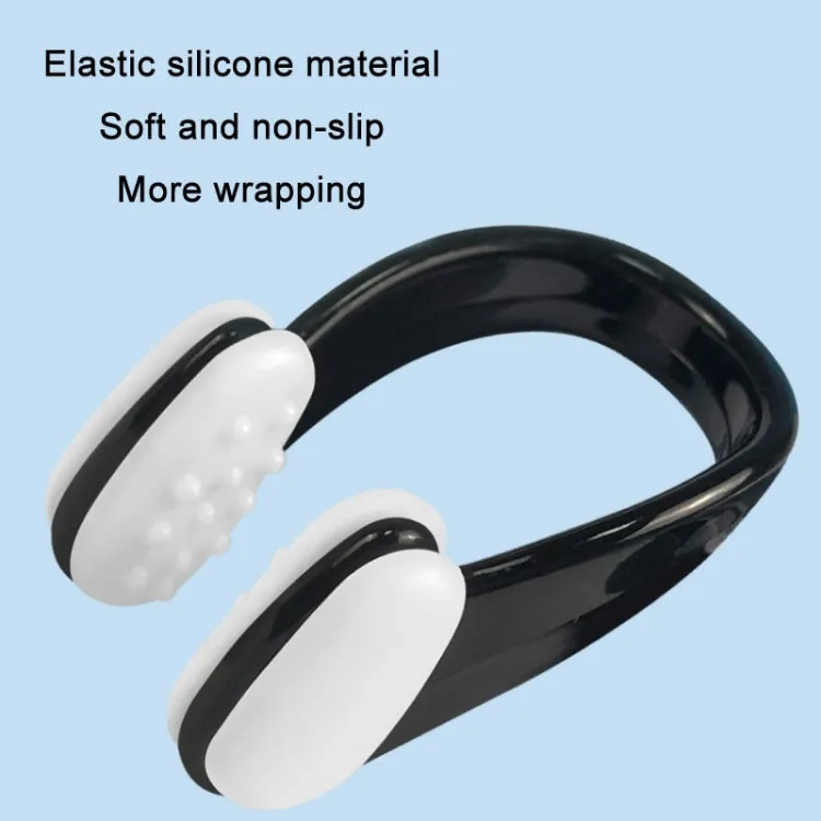 HAIZID Diving & Swimming Anti-Choking Water Silicone Soft Nose Clip(Black)