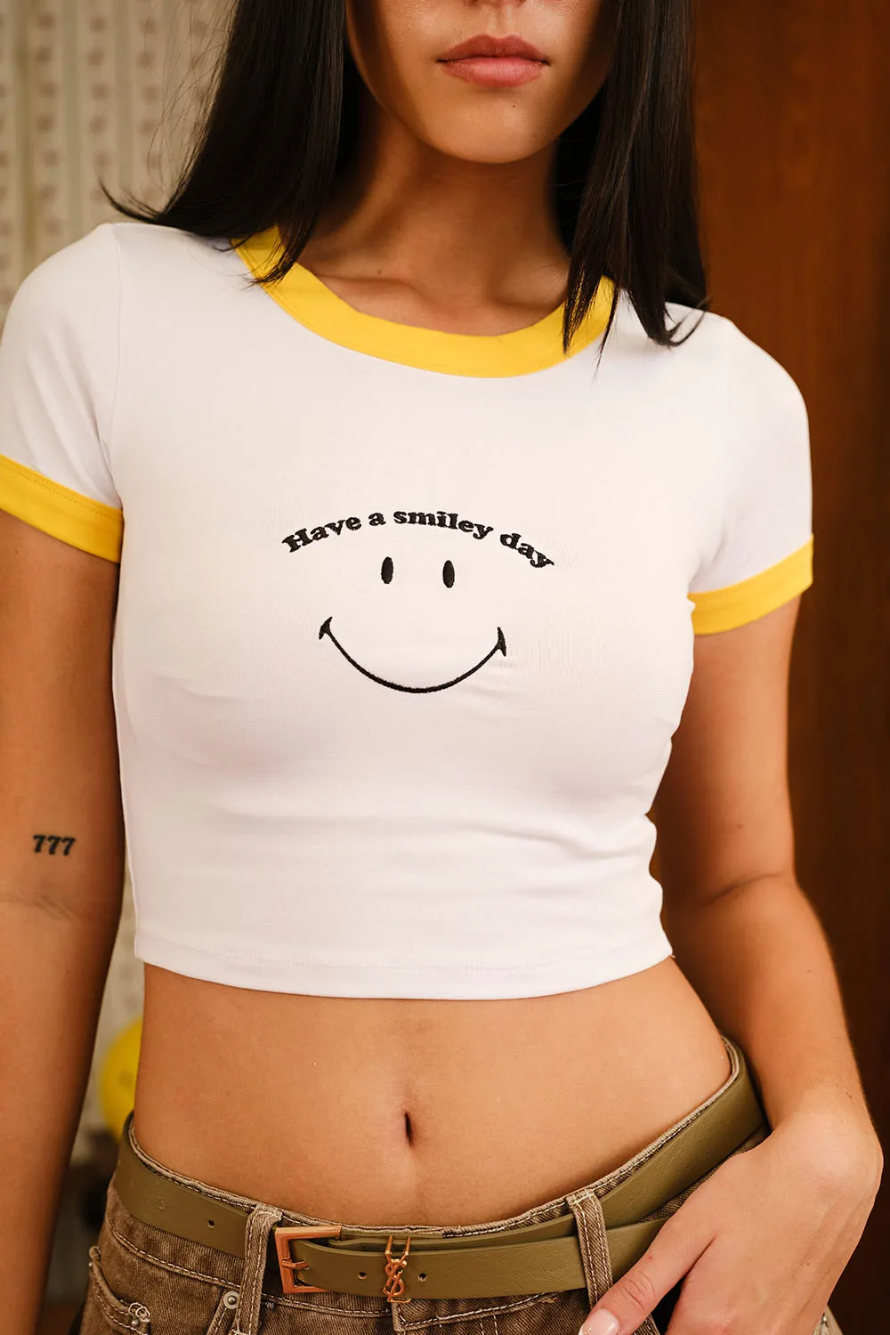 Have A Smiley Day Baby Tee