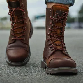 High-Top Hunting Leather Boots