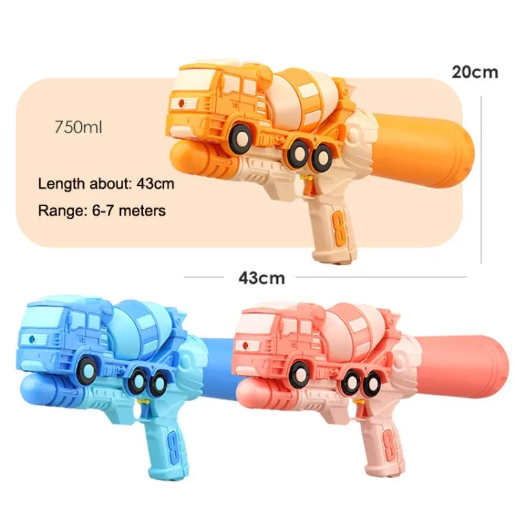 Hildren Pumping Water Play Device Summer Beach Outdoor Water Toys, Style: Engineering Car (Red)