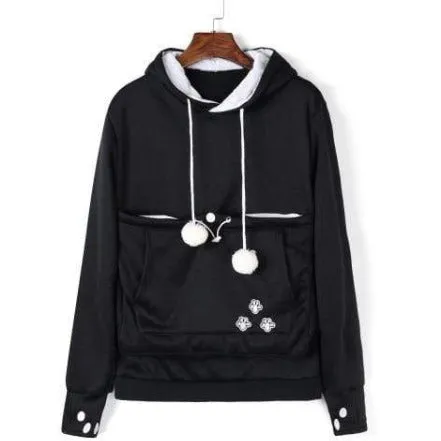 Kangaroo Pouch Cat Hoodie