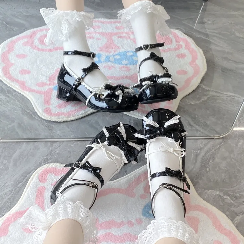 Kawaii Sweet Girl Pink Lolita Shoes
