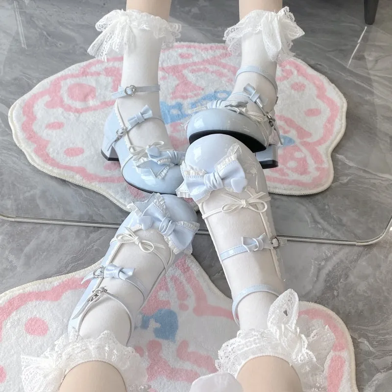 Kawaii Sweet Girl Pink Lolita Shoes
