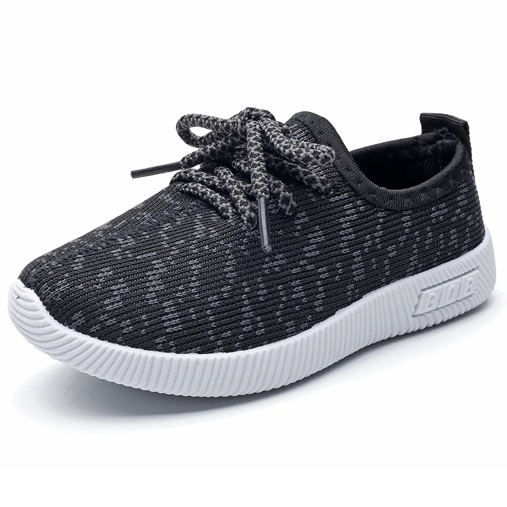 Kids Outdoor Sneakers Lightweight Athletic Running Walking Sports Shoes for Boys and Girls
