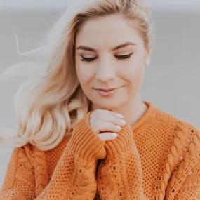Knit Orange Sweater
