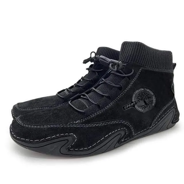 Light Leather Warm Plush Shoe