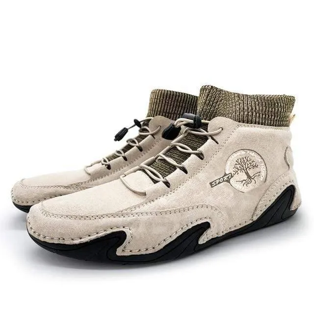 Light Leather Warm Plush Shoe