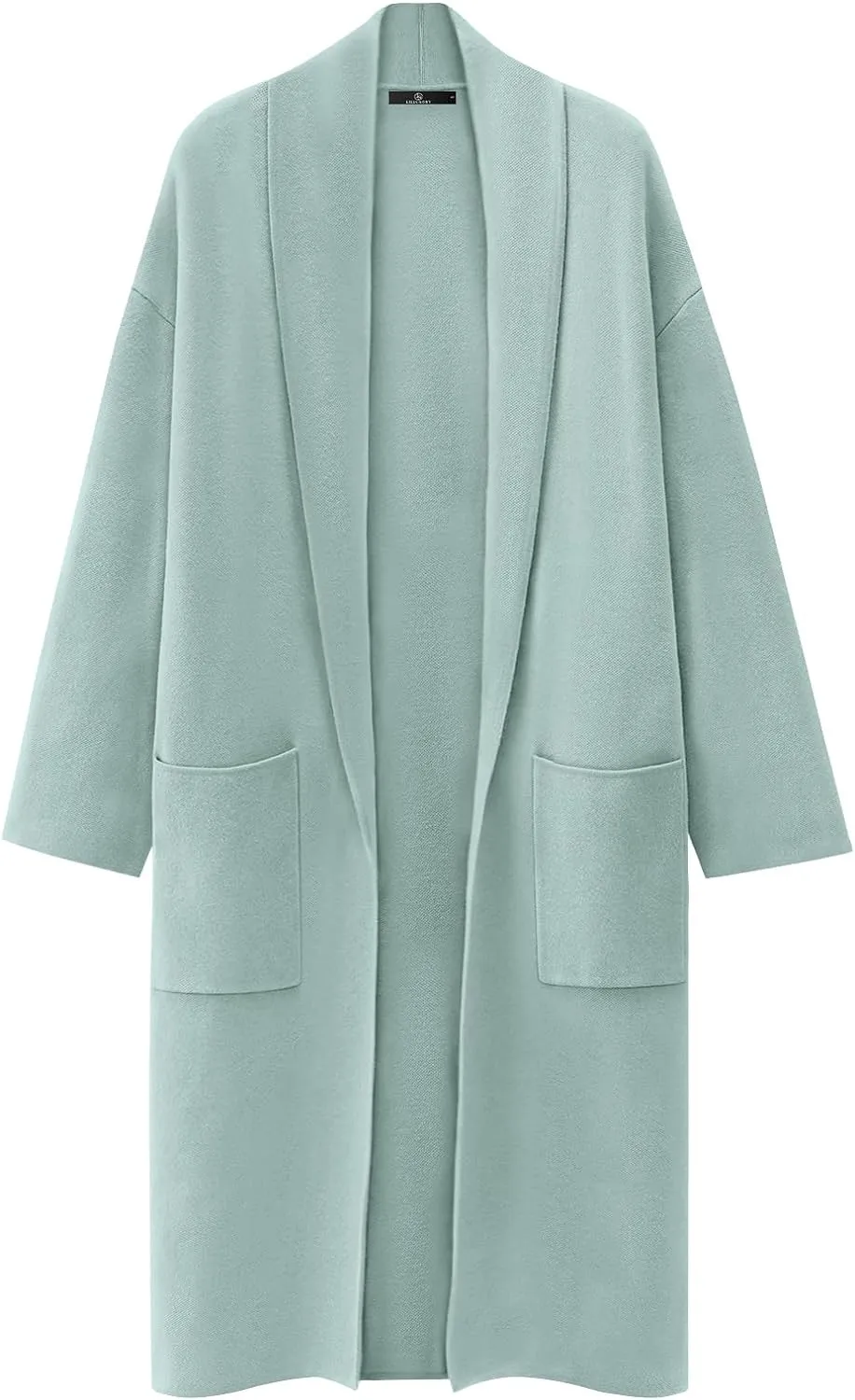 LILLUSORY Women's Oversized Long Cardigan Sweaters 2023 Fall Trendy Coatigan Lightweight Jackets Knit Winter Coat