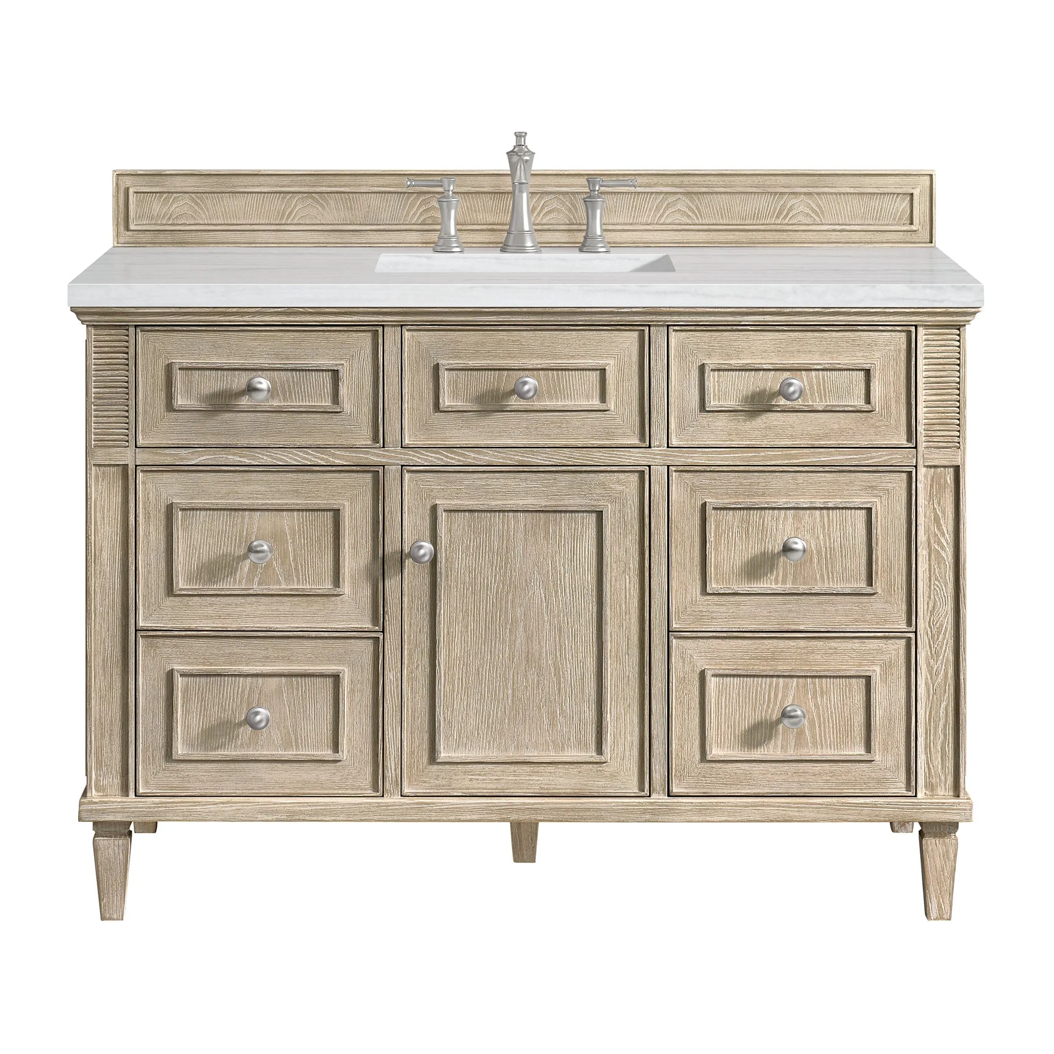 Lorelai 48" Single Vanity in Whitewashed Oak