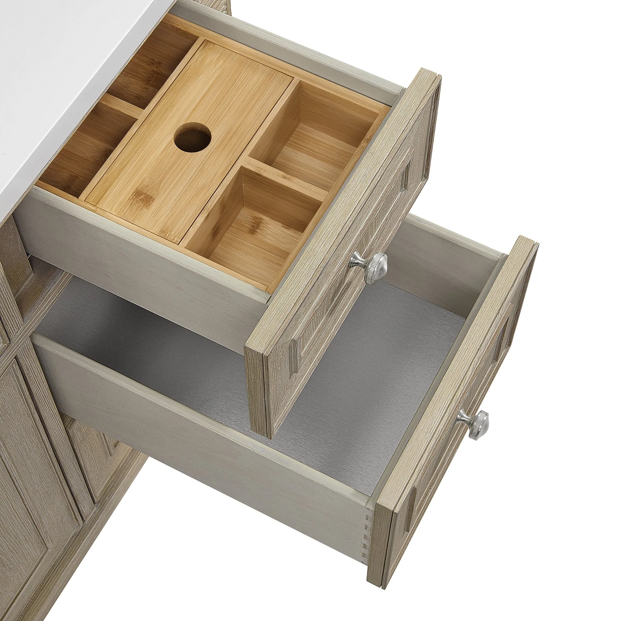 Lorelai 48" Single Vanity in Whitewashed Oak