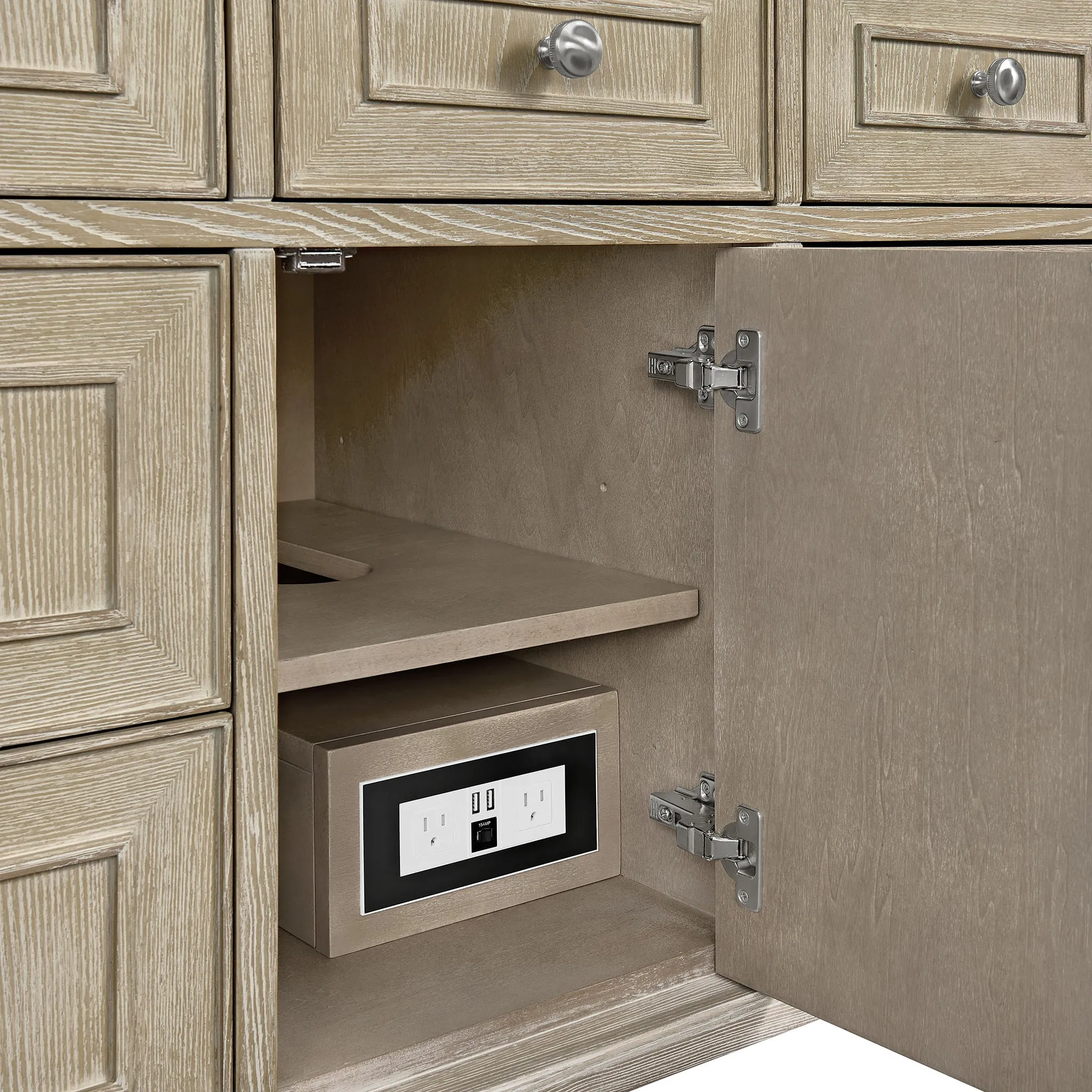 Lorelai 48" Single Vanity in Whitewashed Oak