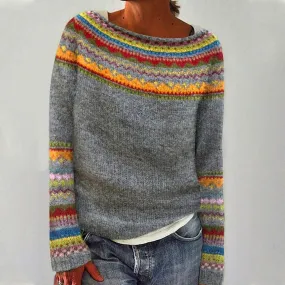Margiela Nordic Trui | Trendy mooie Noorse dames sweater voor de winter