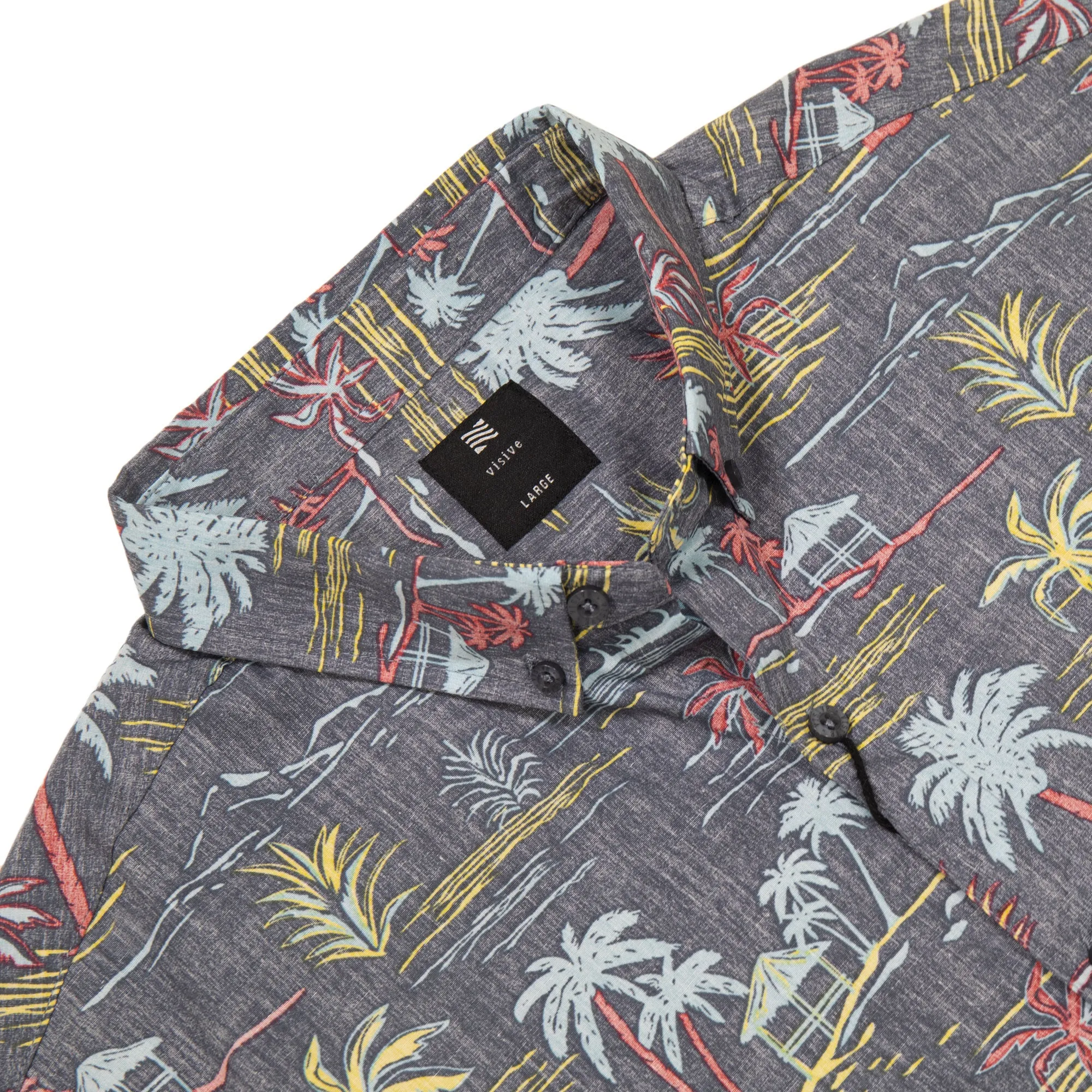 Mens Button Down Shirt - Reverse Tropical