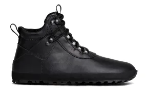 Men's Hiker black barefoot ankle trekking boots