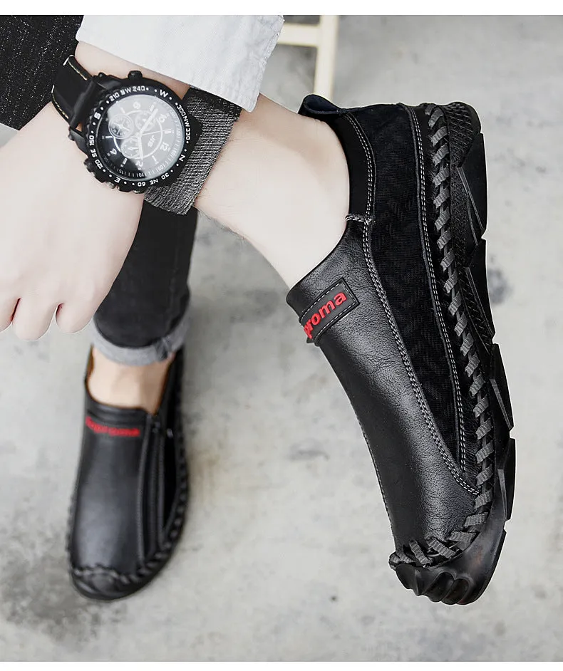 Men's Loafers Casual  Leather Shoes  Slip On Loafer Lightweight Walking Driving Shoes for Male Business Office Comfort Loafers