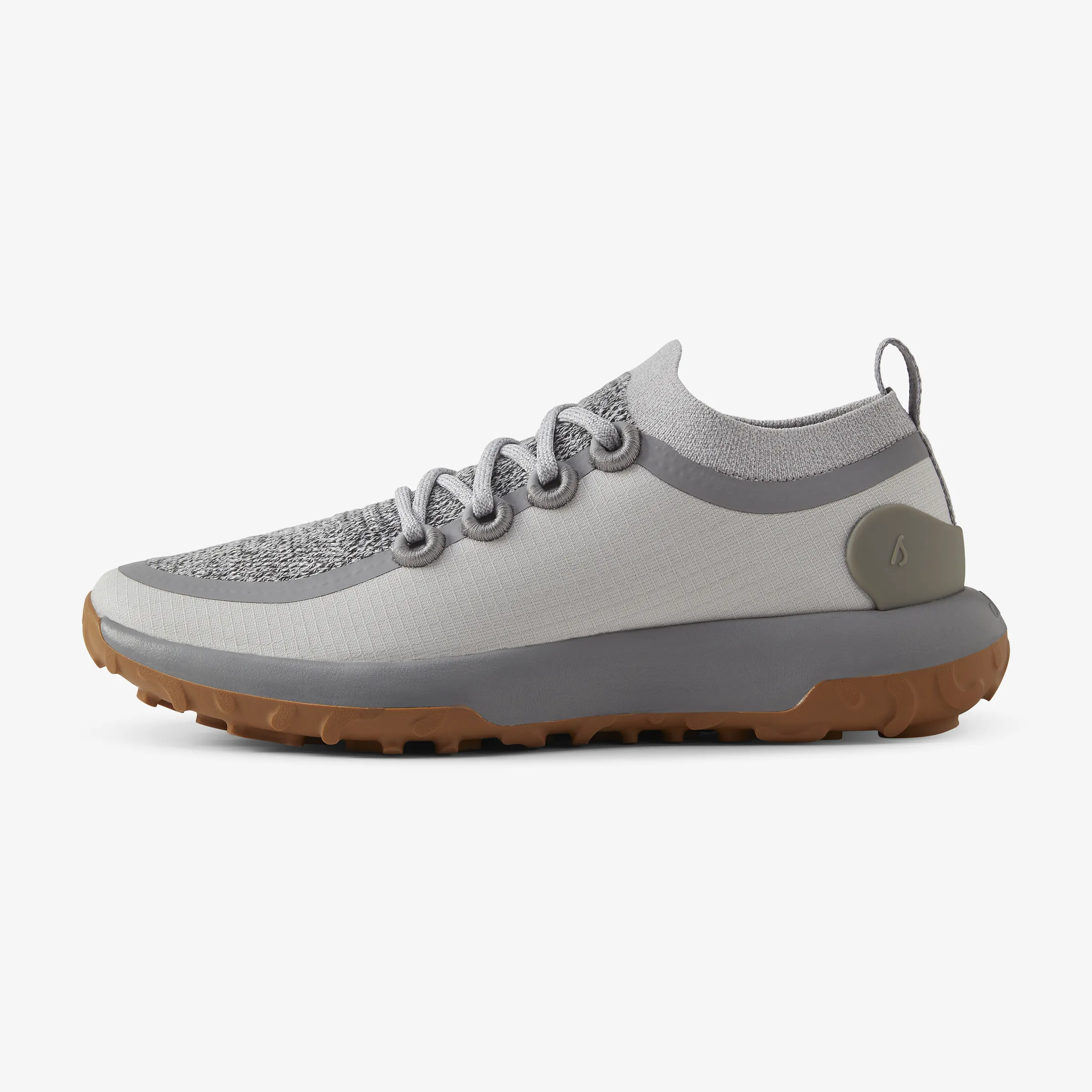 Men's Trail Runners - Medium Grey (Rugged Khaki Sole)