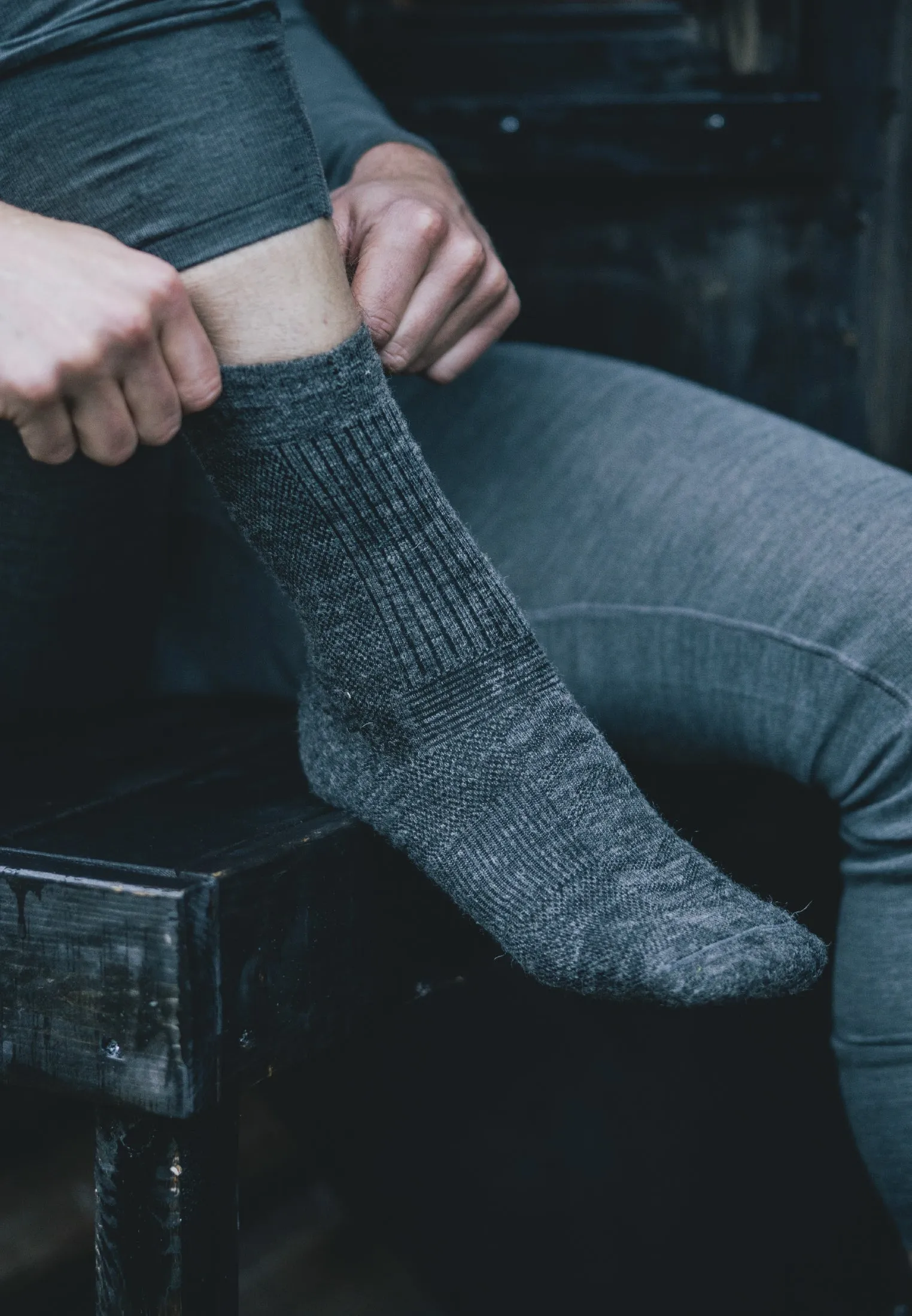 MERINO WOOL HIKING SOCKS LIGHT