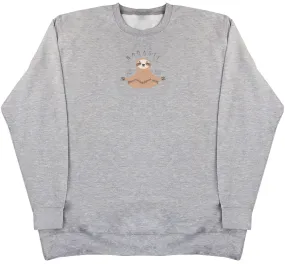 Namaste Sloth - Kids Oversized Comfy Sweater