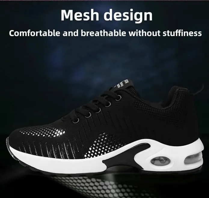 New Sz 8.5 Musabela Orthopedic Sneakers for Women,Ortho Pro - The Most Comfortable Orthopedic Shoes,Lightweight Fashion Sport Sneakers,Casual Walking Air Cushion Shoes Black, Sz 8.5