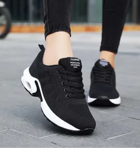 New Sz 8.5 Musabela Orthopedic Sneakers for Women,Ortho Pro - The Most Comfortable Orthopedic Shoes,Lightweight Fashion Sport Sneakers,Casual Walking Air Cushion Shoes Black, Sz 8.5